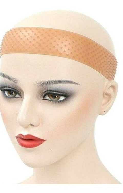 HAIR GRIP DE SILICONE - BEGE