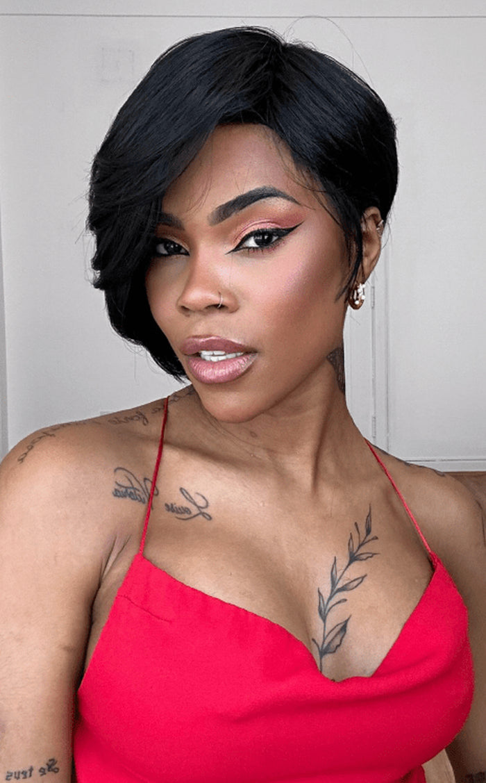 WIG ERIKA - PRETO 1B SLEEK (PREMIUM)
