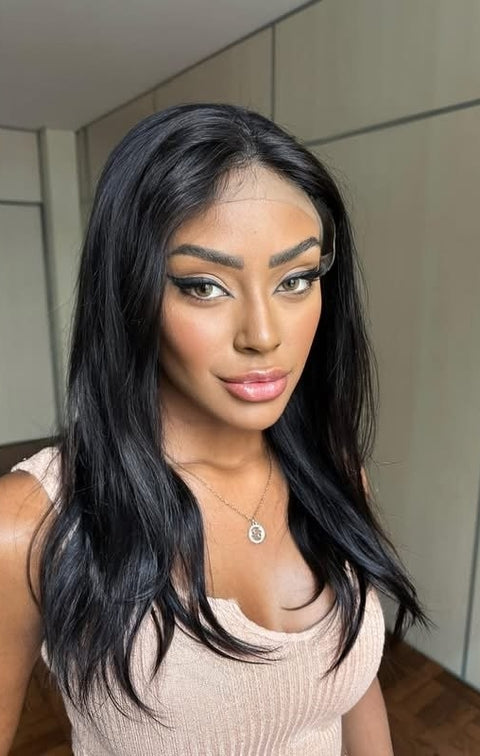 LACE FRONT HUMANA SHARI - CASTANHO ESCURO