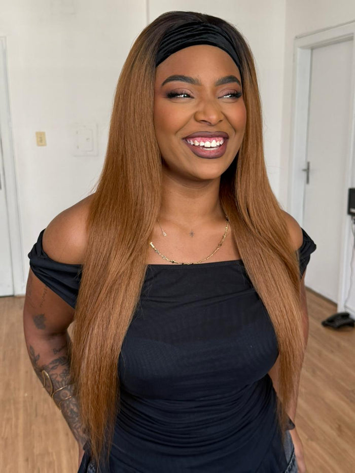 WIG DE FAIXA PAULONIA - OMBRE MEL 1B/C30 (ORGÂNICA)