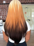 LACE FRONT AGATHA – LOIRO OMBRE CASTANHO LGT6/26A/613B (PREMIUM)