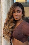 LACE FRONT ALISON - OMBRE LOIRO RT4/5/27K#  (ORGÂNICA)