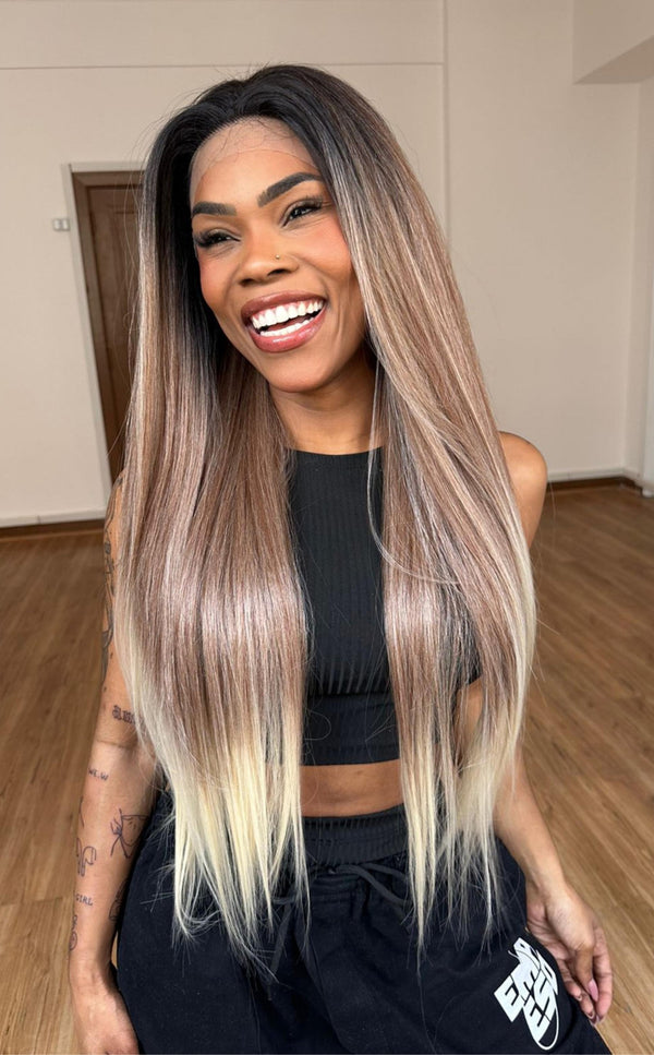 LACE FRONT ÁGATA - OMBRE LOIRO (PREMIUM)