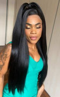 LACE FRONT FLORA- CASTANHO ESCURO 2 (PREMIUM)