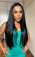 LACE FRONT FLORA- CASTANHO ESCURO 2 (PREMIUM)