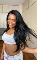 LACE FRONT VINE - PRETO SLEEK (PREMIUM)