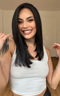 LACE FRONT ELENY - CASTANHO ESCURO 2 SLEEK (PREMIUM)