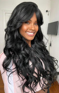 WIG MARÍLIA - PRETO SLEEK (PREMIUM)