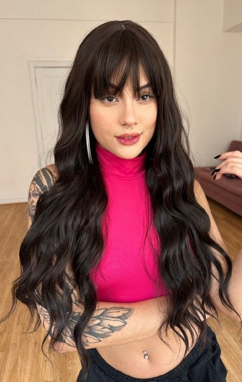 WIG WENDY - CASTANHO ESCURO COR 4 (FUTURA)