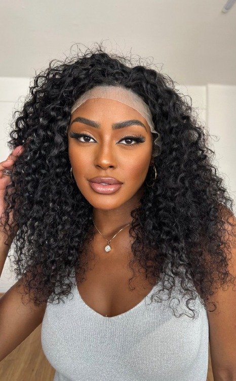 LACE FRONT HUMANA ALBERTA - CASTANHO ESCURO