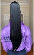 RABO DE CAVALO LISA - PRETO (PREMIUM)