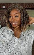 LACE FRONT NU LOCS SPRING TWIST 14 - OMBRE LOIRO T4/3027  (FIBRA SINTÉTICO)