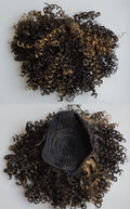 RABO AFRO P90 - CASTANHO ESCURO COM MECHAS F4/27 (ORGÂNICA)