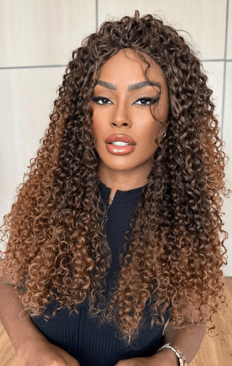WIG LOLA - OMBRE MEL COR MT1B/30 (BIO FIBRA)