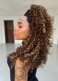 LACE FRONT TIKA - CASTANHO COM MECHAS 33/22 HD (BIO FIBRA)