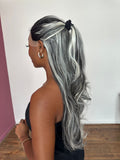 LACE FRONT JESSIE - PRETO COM BRANCO (FUTURA)