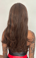 WIG OAKLAND - CASTANHO COM MECHAS HF430 (HUMAN HAIR)