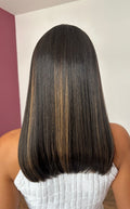 LACE FRONT DOMINICK - CASTANHO ESCURO COM MECHAS F2/27 SLEEK (PREMIUM)