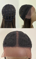 LACE FRONT DOMINICK - CASTANHO ESCURO COM MECHAS F2/27 SLEEK (PREMIUM)