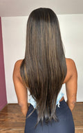 LACE FRONT DIAMANTE - CASTANHO COM MECHAS TTF2/27 SLEEK HD (PREMIUM)