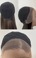 LACE FRONT DIAMANTE - CASTANHO COM MECHAS TTF2/27 SLEEK HD (PREMIUM)