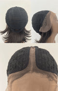 LACE FRONT TANIA - PRETO COM MECHAS VERMELHAS 1B/118 (PREMIUM)