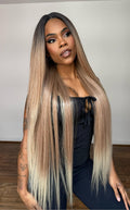 LACE WIG MIRELLA - OMBRE LOIRO OTT4 (BIO PROTEINA)