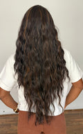 LACE FRONT CAROL - CASTANHO COM MECHAS SP4/30 (FIBRA PROTEÍNA)