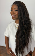 LACE FRONT CAROL - CASTANHO COM MECHAS SP4/30 (FIBRA PROTEÍNA)