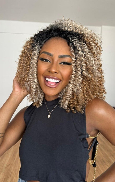 WIG DANDARA - LOIRO MESCLADO SLEEK (PREMIUM)