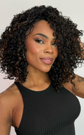 WIG ESMERA – PRETO COM MECHAS RHL2/30  (BIO FIBRA)