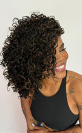 WIG ESMERA – PRETO COM MECHAS RHL2/30  (BIO FIBRA)