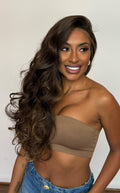 LACE FRONT NELI - CASTANHO COM MECHA 8A/26D SLEEK (PREMIUM)