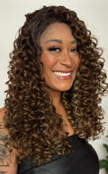 LACE FRONT COSETE - CASTANHO COM MECHAS 12H24 (BIO FIBRA)