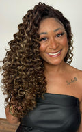 LACE FRONT COSETE - CASTANHO COM MECHAS 12H24 (BIO FIBRA)