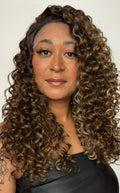 LACE FRONT COSETE - CASTANHO COM MECHAS 12H24 (BIO FIBRA)
