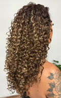 LACE FRONT COSETE - CASTANHO COM MECHAS 12H24 (BIO FIBRA)