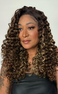 LACE FRONT COSETE - CASTANHO COM MECHAS 12H24 (BIO FIBRA)