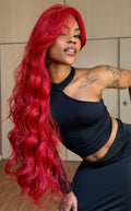 LACE FRONT KATRINA - VERMELHO RED (PREMIUM)