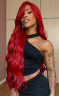 LACE FRONT KATRINA - VERMELHO RED (PREMIUM)