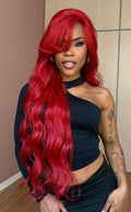 LACE FRONT KATRINA - VERMELHO RED (PREMIUM)