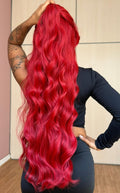 LACE FRONT KATRINA - VERMELHO RED (PREMIUM)