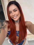 LACE FRONT NATURAL YAKI 26 - RUIVO COPPER ORANGE (NATURAL YAKI)