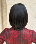 WIG RACHEL - PRETO COM MECHAS VINHO 1B/33 (PREMIUM)