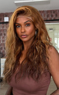 LACE FRONT PAOLA - CASTANHO COM MECHAS 4/30 (HUMANA)