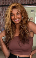 LACE FRONT PAOLA - CASTANHO COM MECHAS 4/30 (HUMANA)