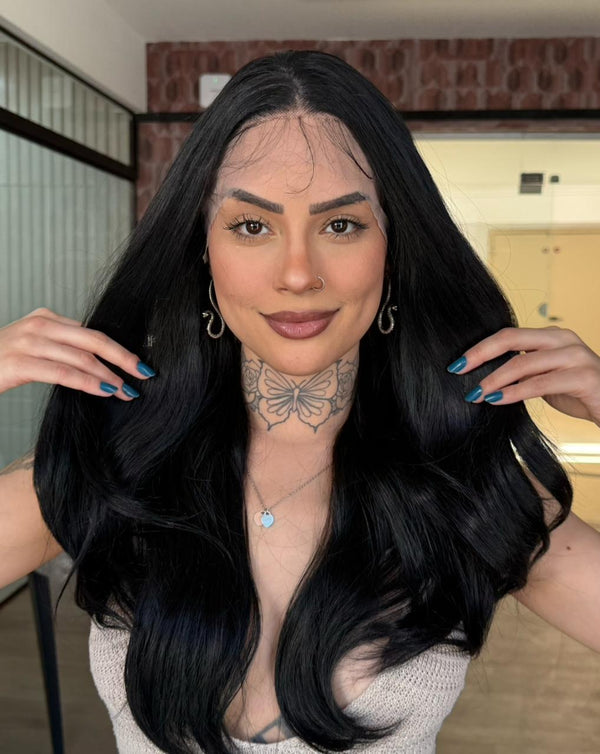 LACE FRONT CLARISSA - PRETO 1B (PREMIUM)