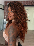 LACE FRONT MILAIRE - OMBRE RUIVO 10/350 (BIO FIBRA)