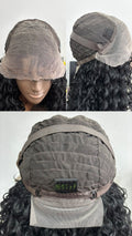 LACE FRONT MILAIRE - PRETO COM MECHAS VINHO 1B/33 (BIO FIBRA)