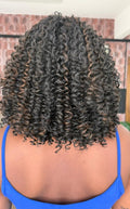 WIG SAMBRA - PRETO COM MECHAS RHL2/30  (PREMIUM)